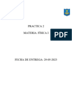 Práctica 2 - Física I (I-23)