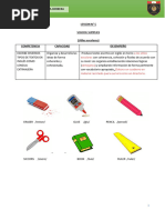 Fichas de Los Utiles Escolares en Ingles Gratis | PDF