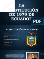 La Constitución de 1979 de Ecuador
