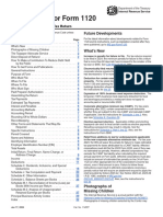 Instructions For Form 1120: Future Developments