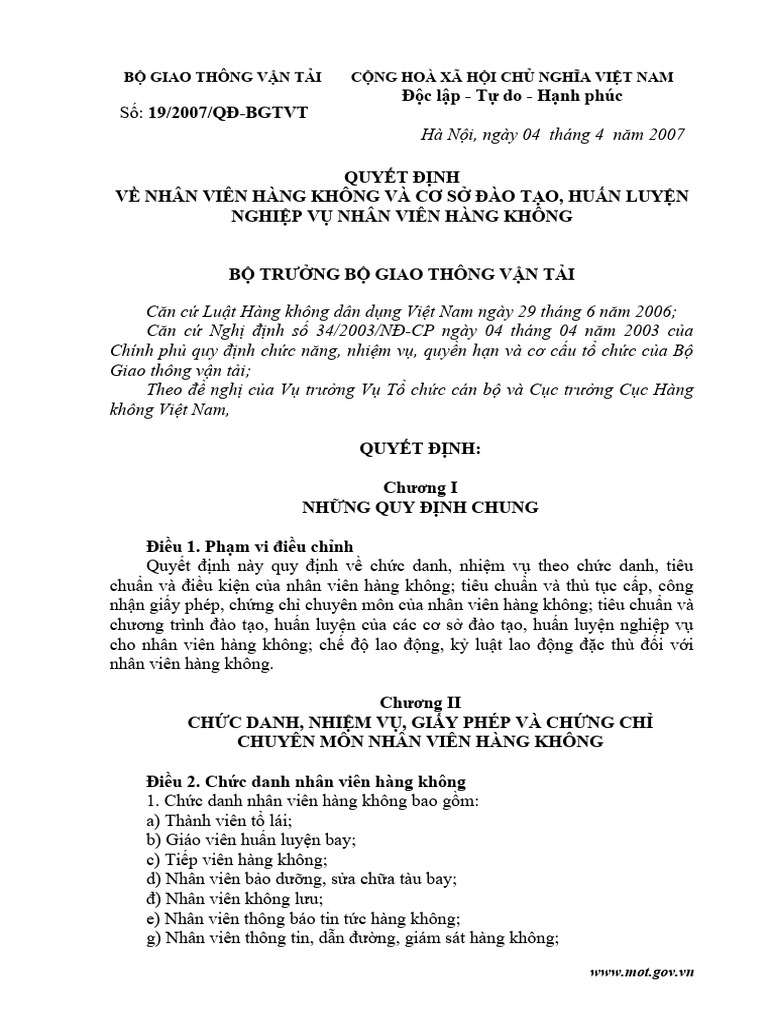 Qd 19 2007 bgtvt pdf