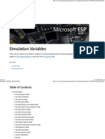 Simulation Variables