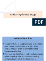 Anti Arrhythmics Drugs