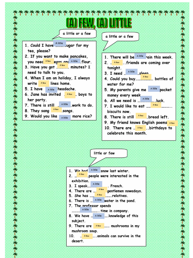 Repeated Patterns: A Few & A Little | PDF