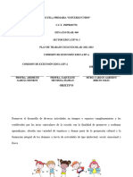 Plan de Trabajo. Extensión Educativa