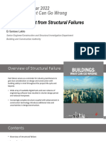 Lessons Learnt From Structural Failure