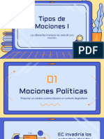 Tipos de Mociones