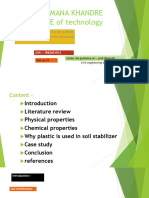 Plastic As Soil Stabilizer