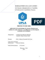 Estructura Proyecto MSB - Teoria de Sistemas