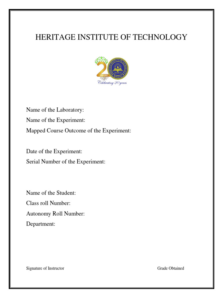 Cover Page Lab | PDF