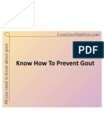 Know How To Prevent Gout