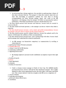HRM Practice Quiz