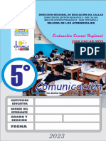 Prueba 5° Grado - Lectura - Ecer de Inicio - 23 - 03 - 2023 - V2