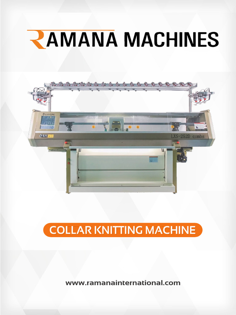 Collar Knitting Machine Specs | PDF | Technology & Engineering
