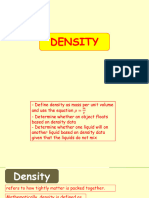 Density-Cassy Klas 7