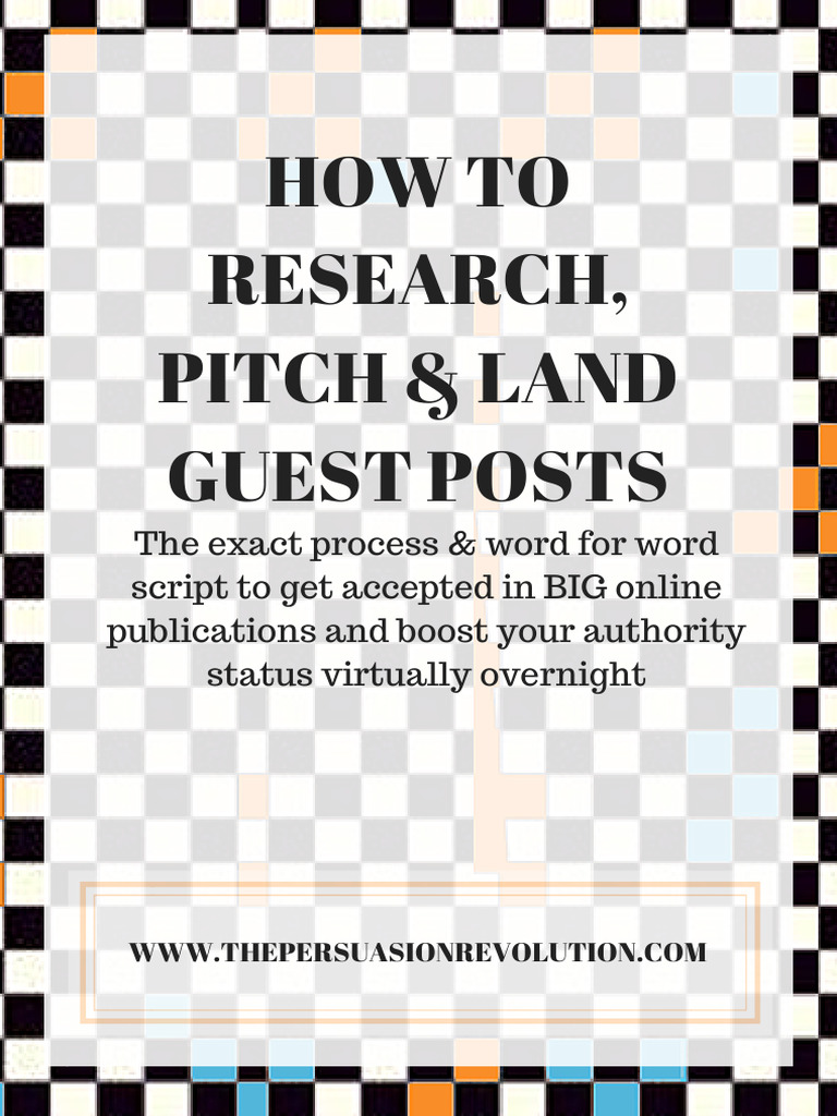 Mastering Guest Post Success | PDF | Search Engine Optimization ...