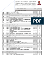 B.a - B.B.a. - Tentative TimeTable - April 2024