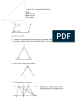 Latihan Soal PTS Matematika Kelas 8