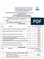 QB - Unit 5 - 22MT4201 Processor and Controller