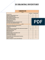 Plans and Drawing Inventory 10.10.22