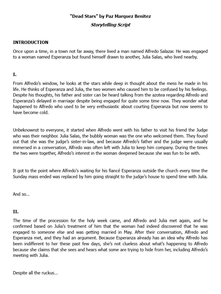 Storytelling Script | PDF | Art | Mystery, Thriller & Crime Fiction