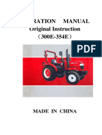 Jinma JM300-354E Operator Manual