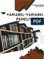 Review Variabel NINING - A1G121121