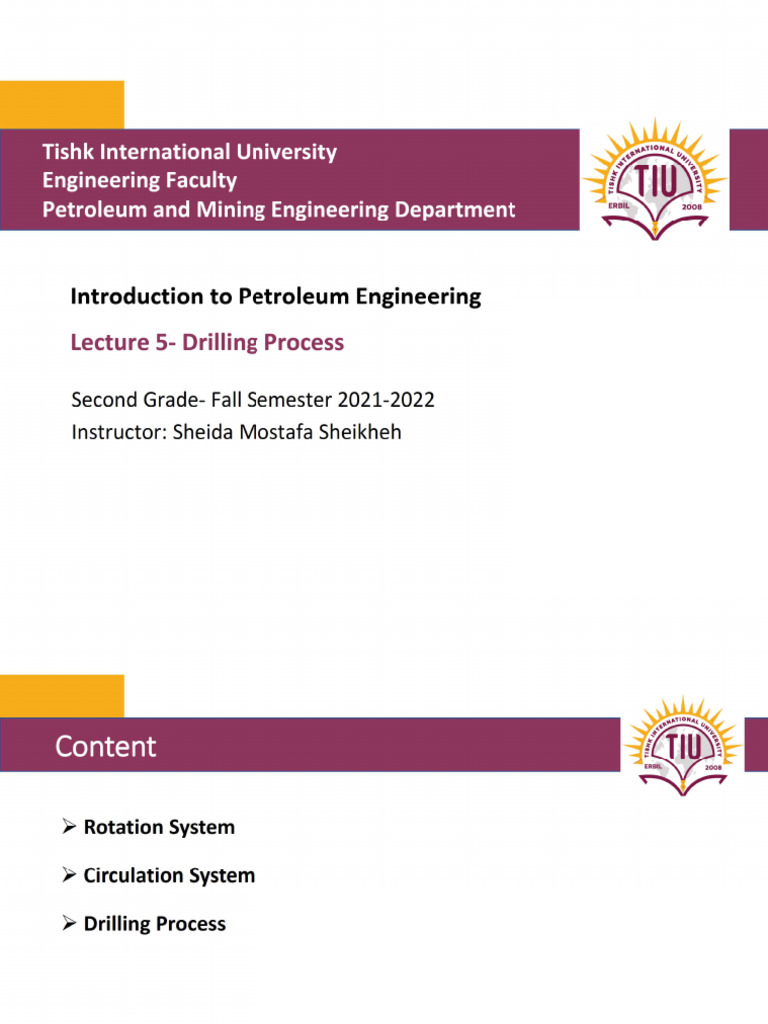 Lecture 5 Drilling Process | PDF