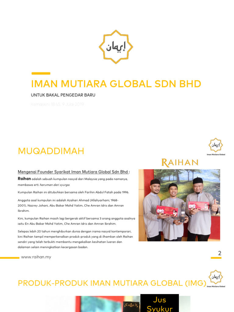 Peluang Menjadi Pengedar Iman Mutiara | PDF
