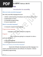 Assembly Notes