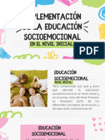 Implementación de la educación socioemocional 