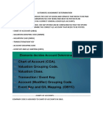 Automatic Assignmnet Determination