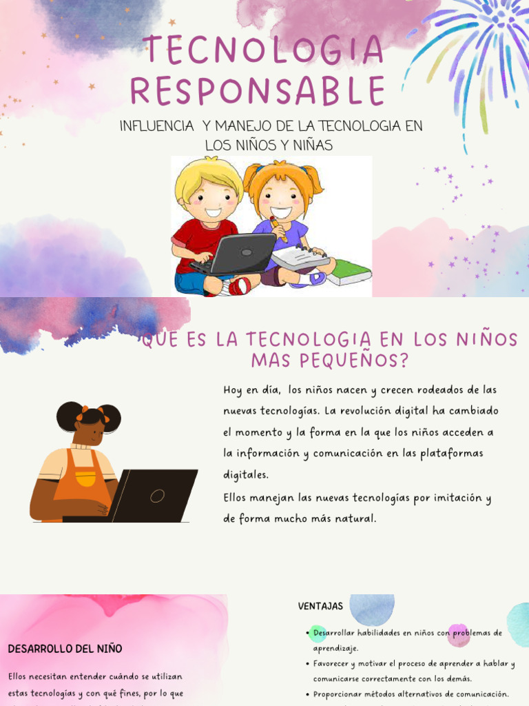 Uso Responsable de Tecnología en Niños | PDF | Comunicación | Aprendizaje