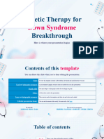 Genetic Therapy For Down Syndrome Breakthrough by Slidesgo