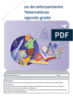 Ejercicios de Reforzamiento Matemáticas 2