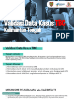 PETUNJUK TEKNIS Validasi Data Kalteng