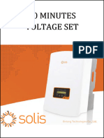 SOLIS 10 Mins Voltage Set