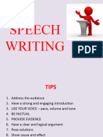 Speech Writing