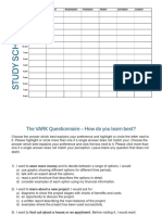 Vark Questionnaire | PDF | Books | Cognitive Science