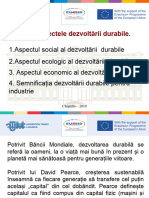 Ema 6. Aspectele Dezvoltării Durabile.