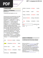 BP B2 Tests Unit1