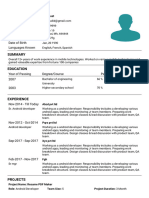 Resume - Android Developer - Format4