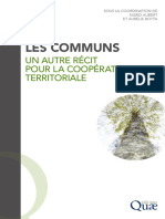 Les Communs, Un Autre Récit Pour La Coopération Territoriale QUAE