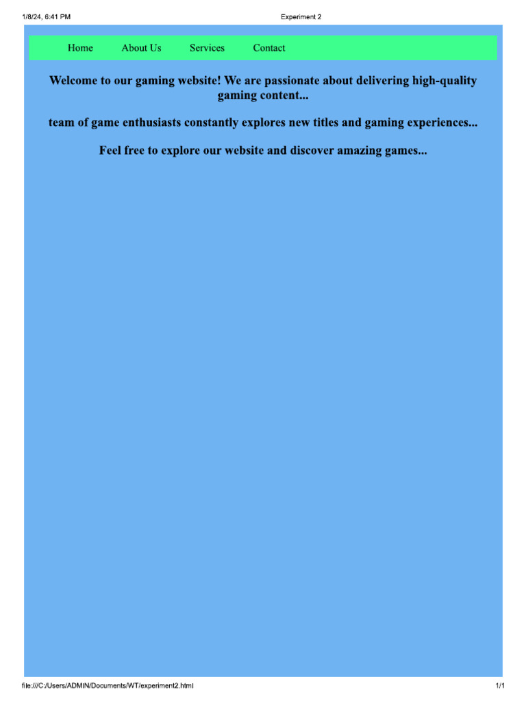 Experiment | PDF