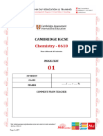 BIOLOGY IGCSE (0610) - Sample Paper 1 Temp