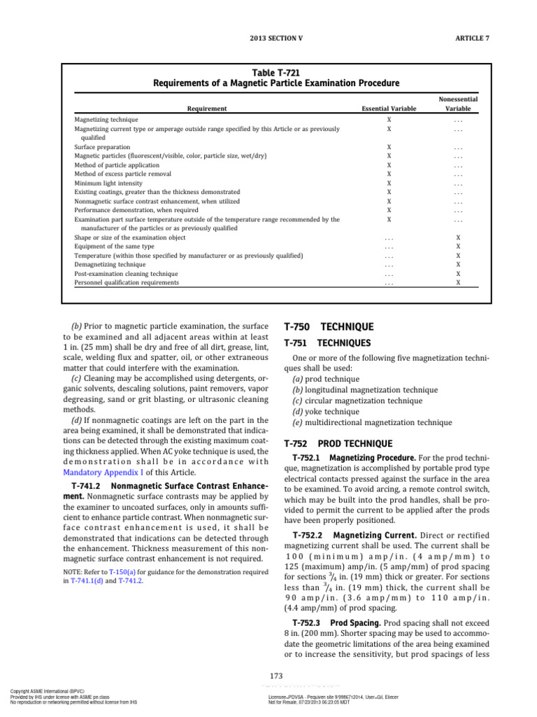 Asme V 2013.pdf - 2 | PDF | Calibration | Magnetic Field