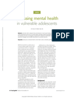 Assessing Mental Health in Vulnerable Adolescents.12