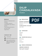 CH Dilip Resume 