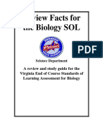 SOL Biology Review Guide