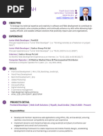 Asad Ullah Updateed CV